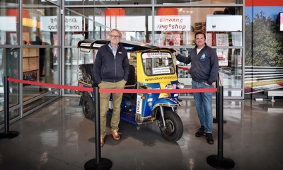 Our record Tuk Tuk is now in the Nurburgring museum
