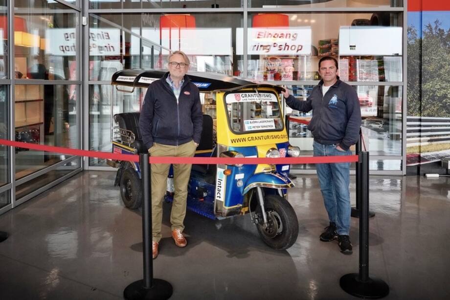 Our record Tuk Tuk is now in the Nurburgring museum