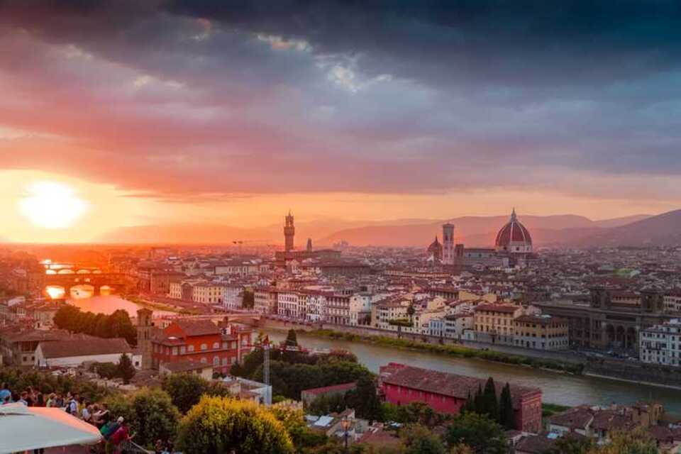 Piazzale Michelangelo - an attraction in Firenze - Tuscany - Italy