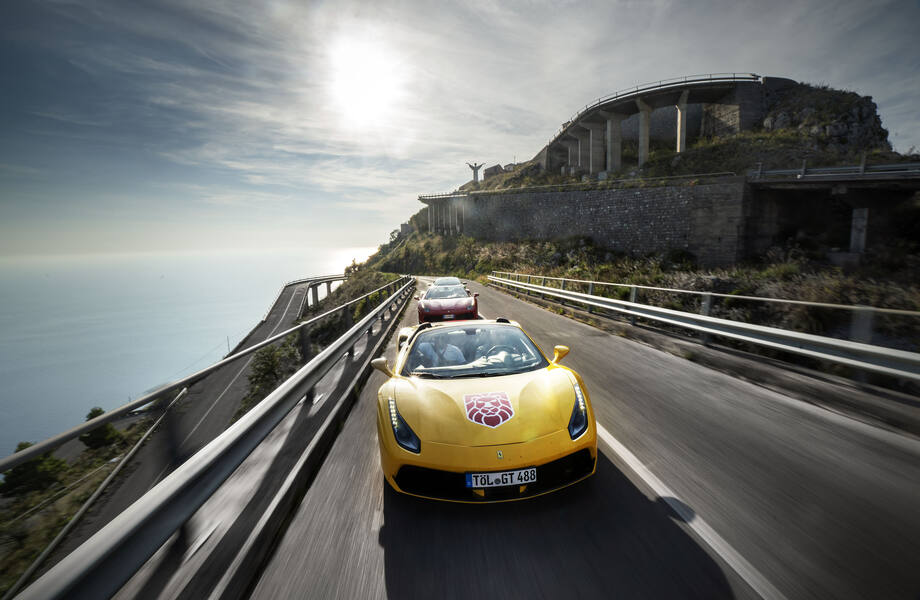 Here are the top twelve roads in Europe with a Ferrari or Lamborghini supercar