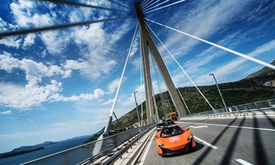 This is what happens when you drive 30 super cars in Bosnia